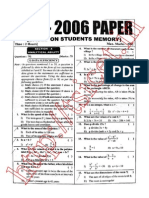 ICET Question Paper 2006 With Solution Answer Key Download