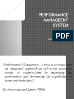 Performance Manageent System: Soni Agrawal