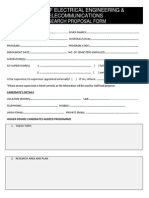Research Proposal Form 1