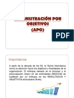 Administración Por Objetivos (APO) PDF