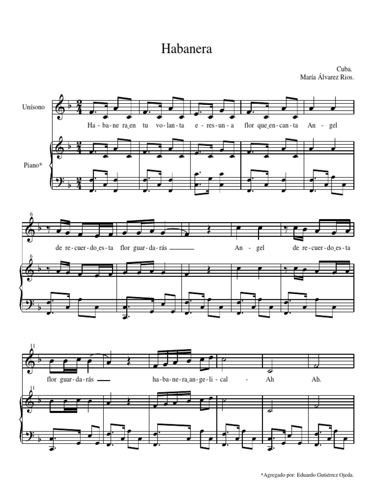 28 Habanera | PDF