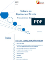 Cret@ Sistema de Liquidacion Directa Procedimiento General