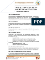 Especificaciones Tecnicas de Un Proyecto de Construcción de Laboratorio de Suelos