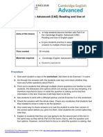 Cambridge English Advanced Cae From 2015 Reading and Use of English Part 5