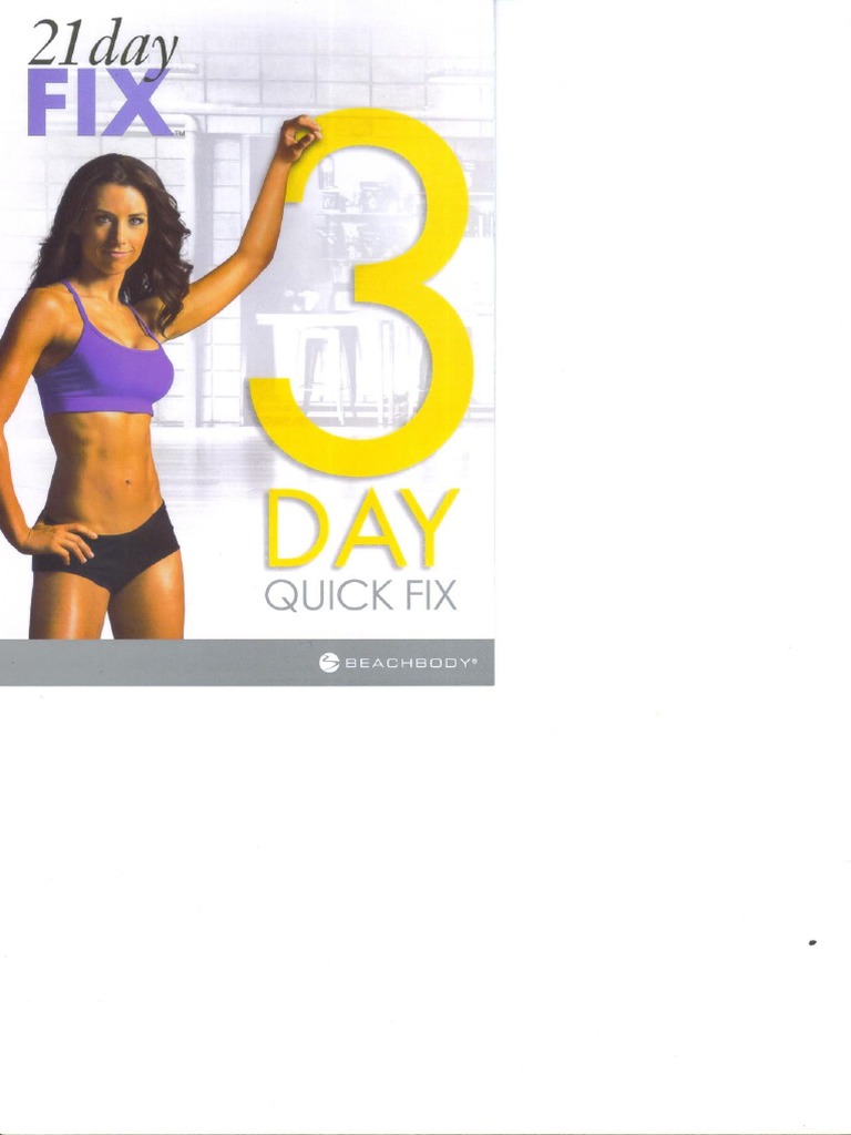 3 Day Quick Fix | PDF