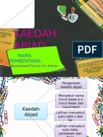 Presentation Kaedah Abjad