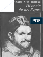 Von RANKE, Leopoldo - Historia de Los Papas en La Época Moderna PDF