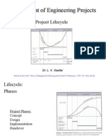 Project Lifecycle Phases: Concept, Design, Implementation, Handover