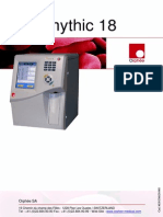 Orphee Mythic 18 Hematology Analyzer - User Manual