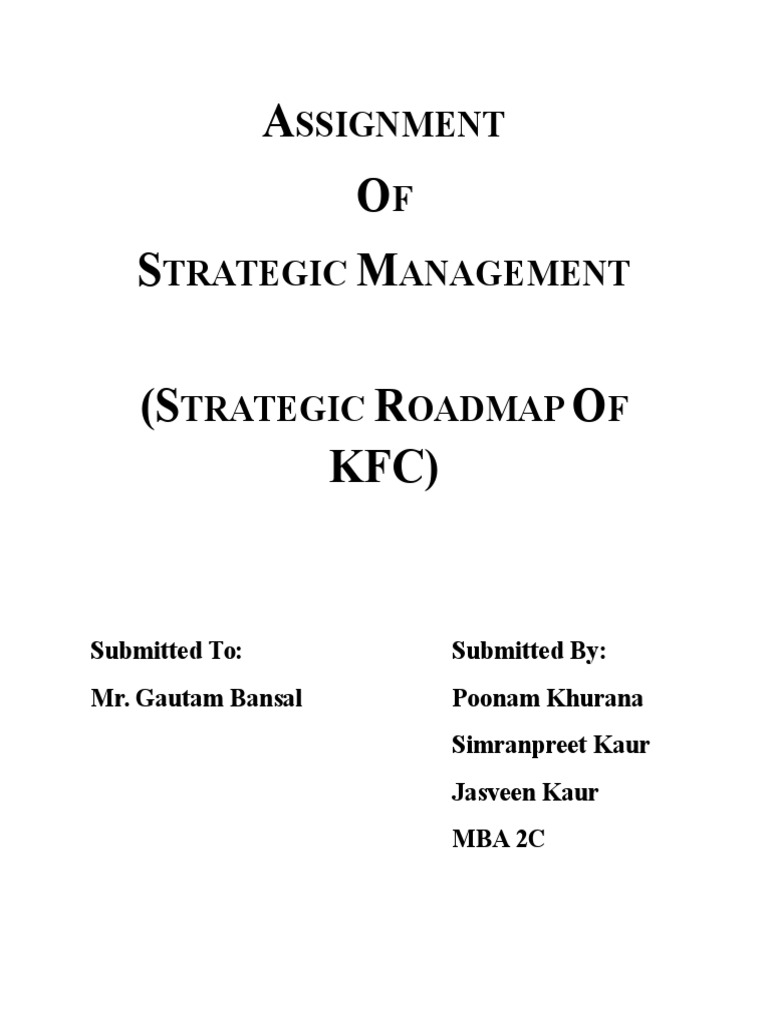 Kfc Final Pdf Fast Food Restaurants Recycling