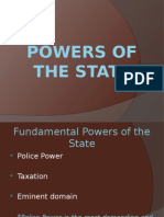 Powers of the State