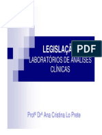 Legislau00E7u00F5es Diversas Lab Anu00E1lises Clu00EDnicas