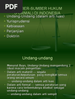 Sumber-Sumber Hukum (Formal) Di Indonesia