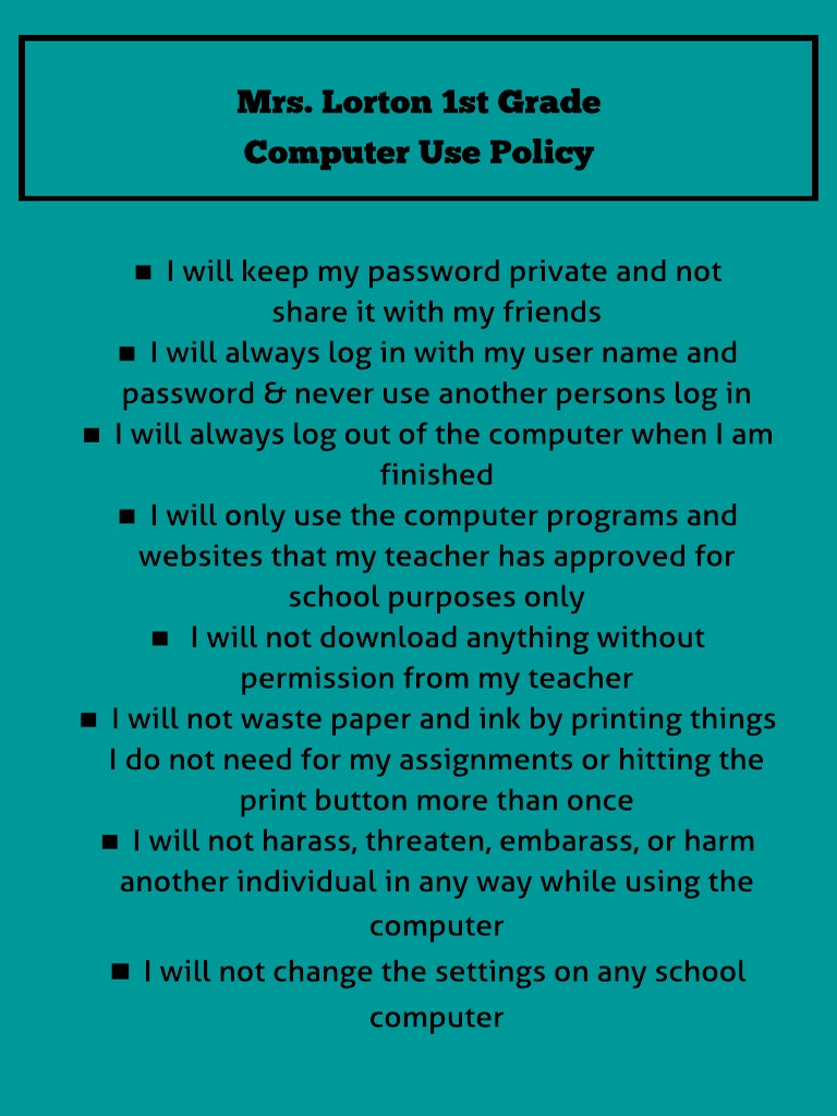 Computer Use Poster | PDF