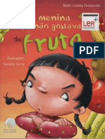 a menina que nao gostava de fruta