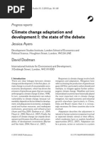 Climate Change adaptation and development I