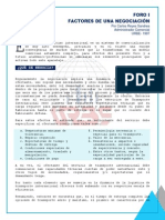 FORO I - Factores de Una Negociacion Nov-2014 Por CRS