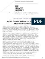 The Arcane Archive - A Gift for the Prince - A Guide to Human Sacrifice