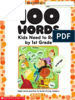 100 Words To Read 1st Grade