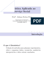 Estatística Aplicada Serviço Social