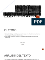 El Texto y Sus Propiedades