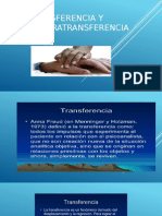 Psicología Transferencia y Contratransferencia