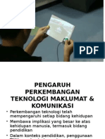 Pengaruh Perkembangan Teknologi Maklumat & Komunikasi