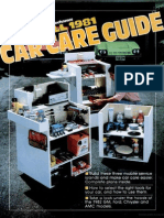 Car Care Guide - Popular Mechanics - Oct 1981