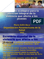 Modelo Ecológico y Violencia Que Afecta A Jovenes