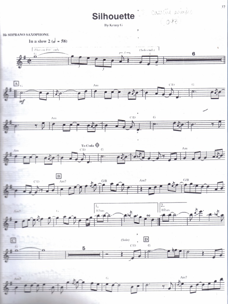 Kenny G - Silouette | PDF