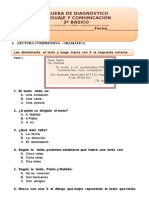 2° Básico Eva.  Diag. Lenguaje