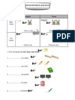 Demonstrative Pronouns Plurals