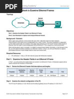 Lab2 - Using Wireshark to Examine Ethernet Frames