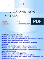 3 Metals and Non Metals