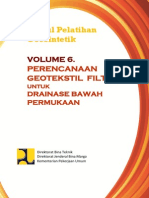 Volume 6 - Perencanaan Geotekstil Filter Untuk Drainase Bawah Permukaan PDF