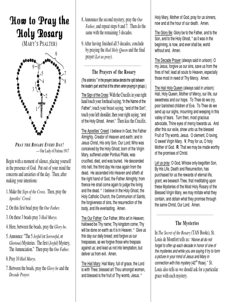 Prayer For Christian Our Father Hail Mary Prayers How To Pray The