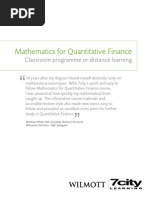 CQF Mathsprimer Brochure