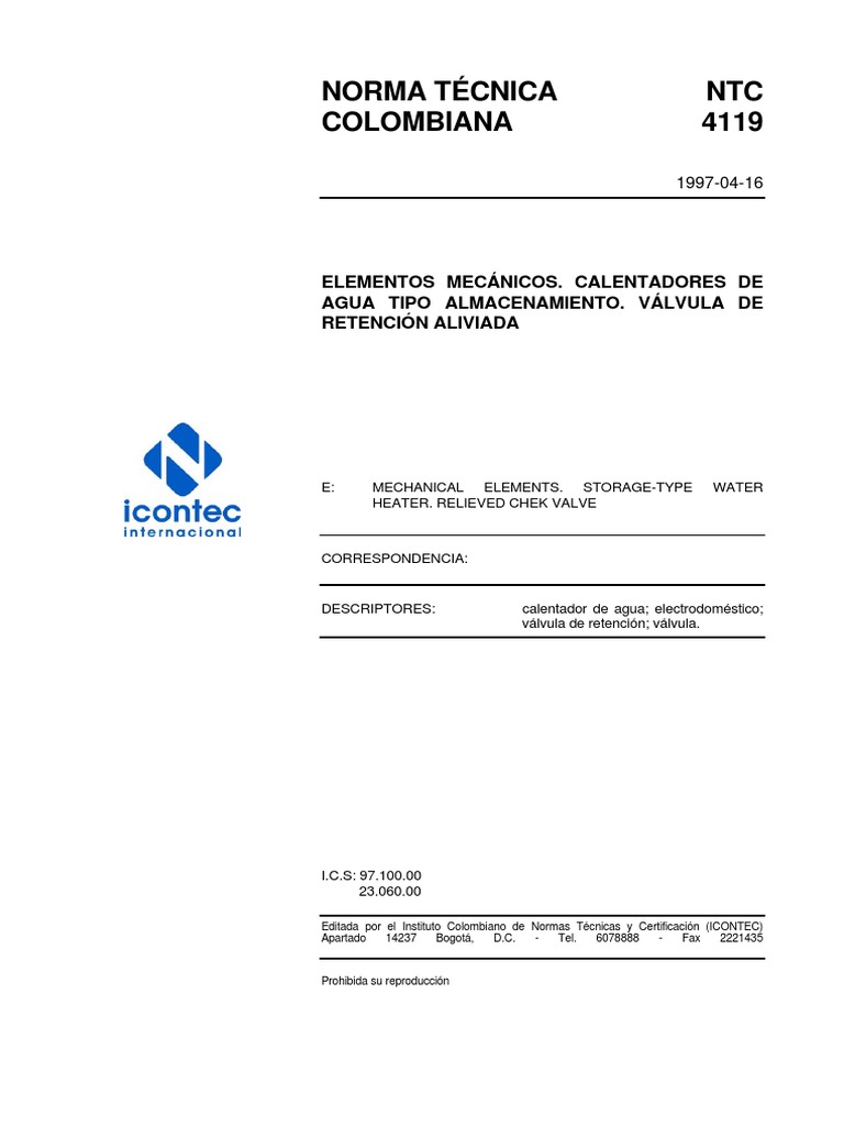 NTC 4119 PDF | PDF