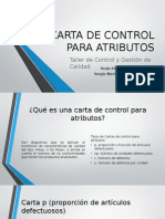 Carta de Control para Atributos