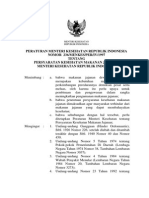 Peraturan Menteri Kesehatan Republik Indonesia Nomor 236 Menkes PER IV 1997