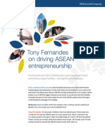 Tony Fernandes on Driving ASEAN Entrepreneurship