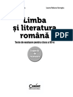 Teste de Evaluare Limba Si Lit Romana Cls 7 PDF