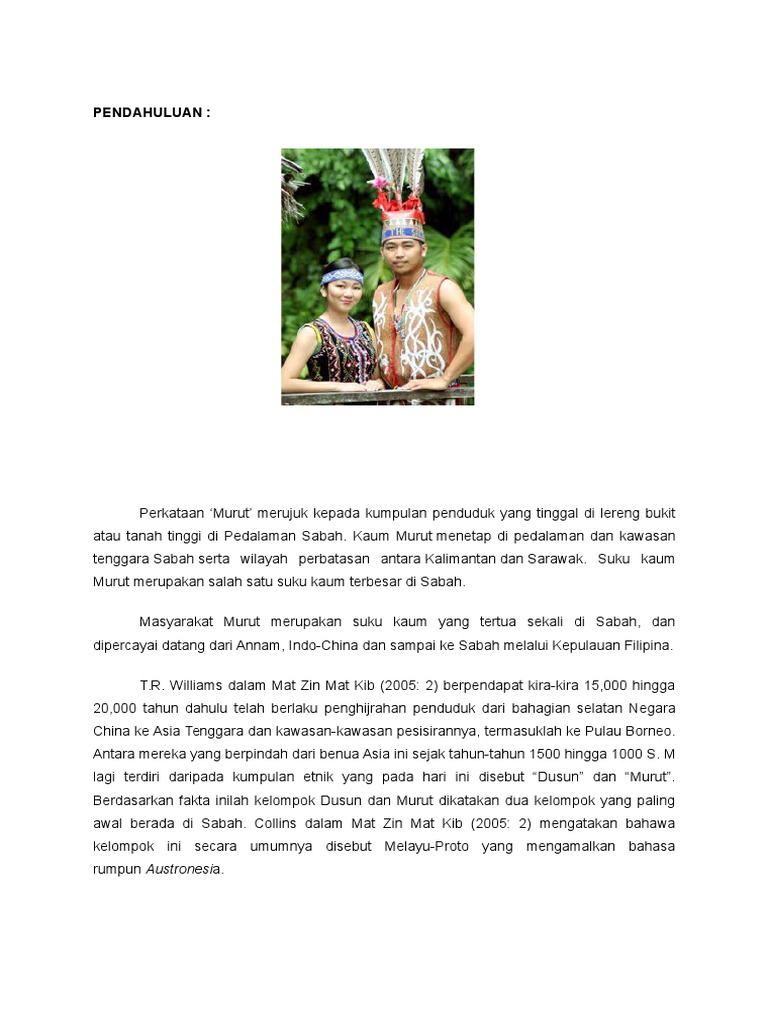 Pendahuluan Murut  PDF