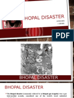 Bhopal Disaster: Jaffin James 1 Sem Mba