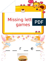 Missing Letters Games