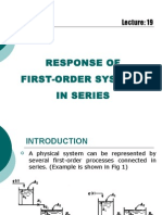 Response to the First Order System