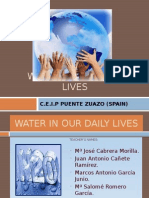 Water in Our Daily Lives: C.E.I.P Puente Zuazo (Spain)