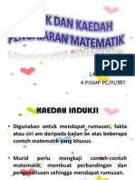 Teknik Dan Kaedah Pengajaran Matematik 140402083949 Phpapp02