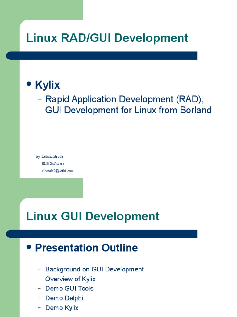 Linux Gui Development | PDF | Computer Programming Tools | Software ...