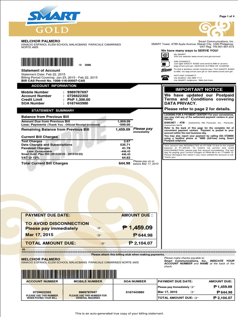 Smart Bill Value Added Tax Invoice